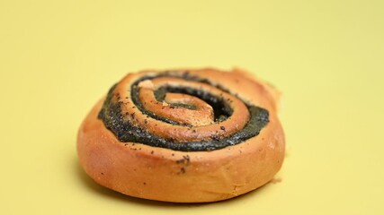 Wall Mural - bun with poppy seeds