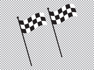 Racing flag icon vector illustration. checkered flag vector .Star symbol and simple black flag icon.