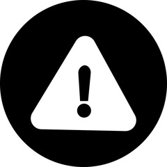 Wall Mural - Danger warning icon. alert triangle warn sign in black flat and line vector isolated on transparent background. exclamation attention sign icon. Hazard attention alert, Risk symbol.