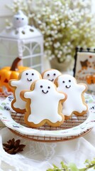 Wall Mural - Halloween gingerbread cookies