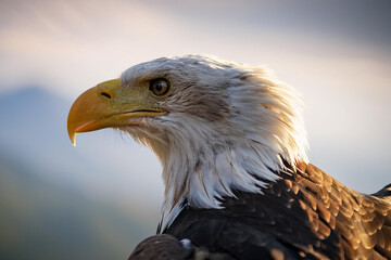 Wall Mural - eagle portrait
