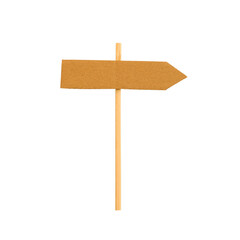 Multi choice crossroad directional arrow signs isolated on white background.