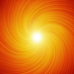 Poster - Swirling patterns of orange radiating light on a vibrant background. Generative AI