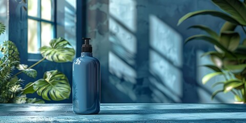 Wall Mural - Silicone-free hair conditioner bottle mockup