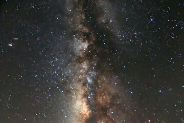 Wall Mural - an image portraying the night sky as a celestial theater, where each star takes on a role in the cos