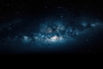Wall Mural - an image inviting us to listen to the whispers of the cosmos through the night sky, where each star'