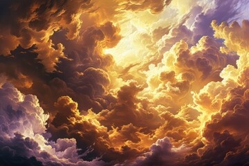 Wall Mural - an image of the sun at its zenith, casting its radiant light directly downward and illuminating the 