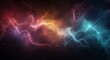 © olegganko - Colorful Abstract Space Art With Lightning and Cosmic Energy