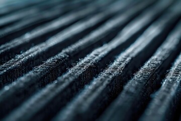 Wall Mural - Close-up shot of a grill with flames and sizzling meat, great for food or cooking related uses