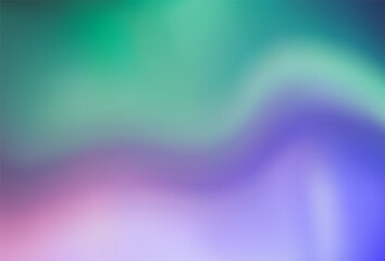Wall Mural - Aurora Borealis background. Abstract blurred image in The Northern Lights colors.
