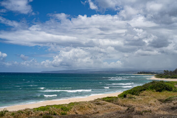 mokuleia beach, north shore, oahu hawaii. kaena point