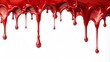 © sarinya - Flowing blood / Dripping blood isolated on white, blood, red, flow, dripping, liquid, bright, isolated, white background