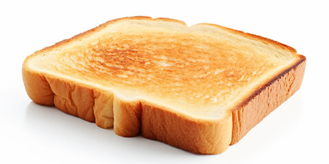 Wall Mural - toast Isolated on white background