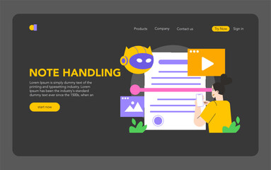 Wall Mural - mobile ai. flat vector illustration
