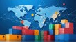© CHA - Global maps and cargo containers for freight forwarding