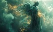 © Feeney - fallen angel expelled from heaven generative ai.