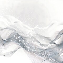 Wall Mural - Abstract background with dynamic waves. Vector illustration for your design. Gradient mesh.