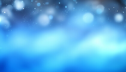 Wall Mural - bright glowing star in dark winter night sky generated by ai
