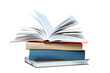 © Atlas - PNG,A stack of books, isolated on white background