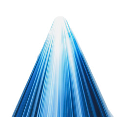 Wall Mural - PNG Burst of blue light rays on a white background