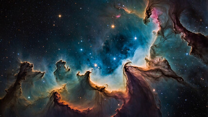 Wall Mural - universe nebula stars space