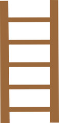 Wall Mural - a brown ladder