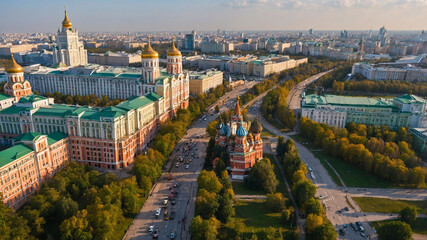 Wall Mural - Moscow, Russia View 