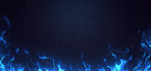 blue flames abstract background illustration, gaming event background