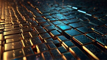 Abstract high tech digital technology background made