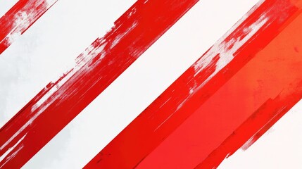 Bold red and white stripes on a gradient white background, creating a striking abstract pattern. Ideal for vibrant and modern design applications and promotional uses.