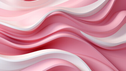 Wall Mural - Abstract Smooth Pink and white wave Mesh Gradient Background Design
