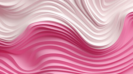 Wall Mural - Abstract Smooth Pink and white wave Mesh Gradient Background Design