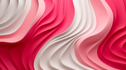 Wall Mural - Abstract Smooth Pink and white wave Mesh Gradient Background Design