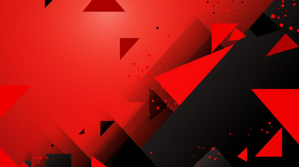 Wall Mural - Red geometric texture. Abstract background