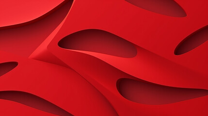 Wall Mural - Red geometric texture. Abstract background