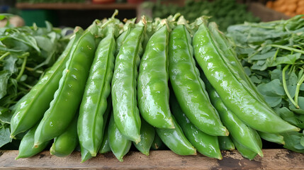 Wall Mural - fresh Peas, refreshing , delicious