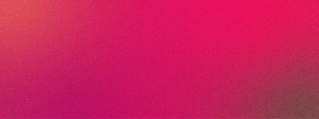 Poster - Red magenta deep gradient colors background. Elegant Magenta and Gold Grainy Texture Gradient.  Colored fabric fibers surface. Empty space. Simple design for banners, posters.
