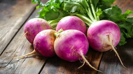 Wall Mural - fresh Turnip, refreshing , delicious