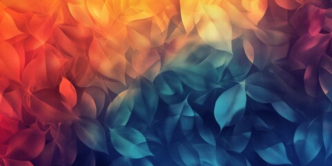 Poster - Design an artistic background with abstract patterns and colorful gradients blending seamlessly to create a modern and elegant texture that embodies the essence of nature 