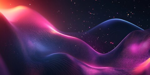 Wall Mural - conceptualize a space-themed background with abstract patterns and light gradients blending seamless