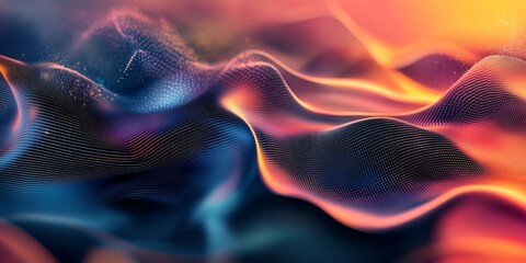 Wall Mural - imagine an artistic background with bold geometric patterns and textured gradients forming an intric
