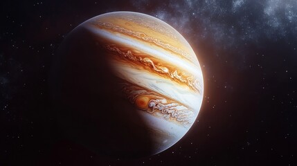 Wall Mural - Jupiter, The Largest Planet in our Solar System