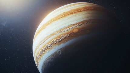 Wall Mural - Jupiter, The Giant Planet in Space