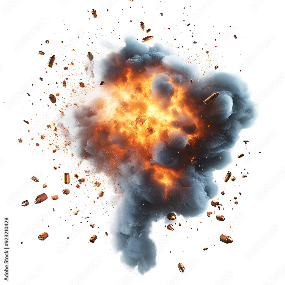 Gun Explosion Texture firearm explosion effect isolated on transparent ,gun explosion smoke ...