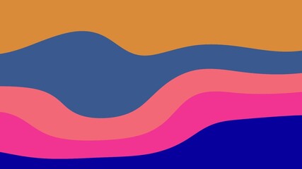 Wall Mural - Noise wave Background Animated Abstract element, seamless loop Animation on background HD