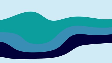 Wall Mural - Noise wave Background Animated Abstract element, seamless loop Animation on background HD