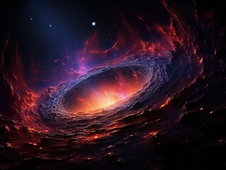 Wall Mural - fantasy style galaxy background