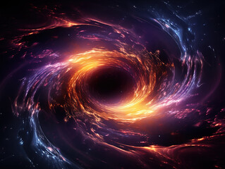 Wall Mural - excellent spiral galaxy in space