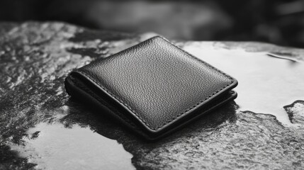 Wall Mural - Wallet on Rock