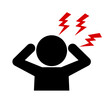 © illust_monster - Angry person icon. Anger icon. Vector.